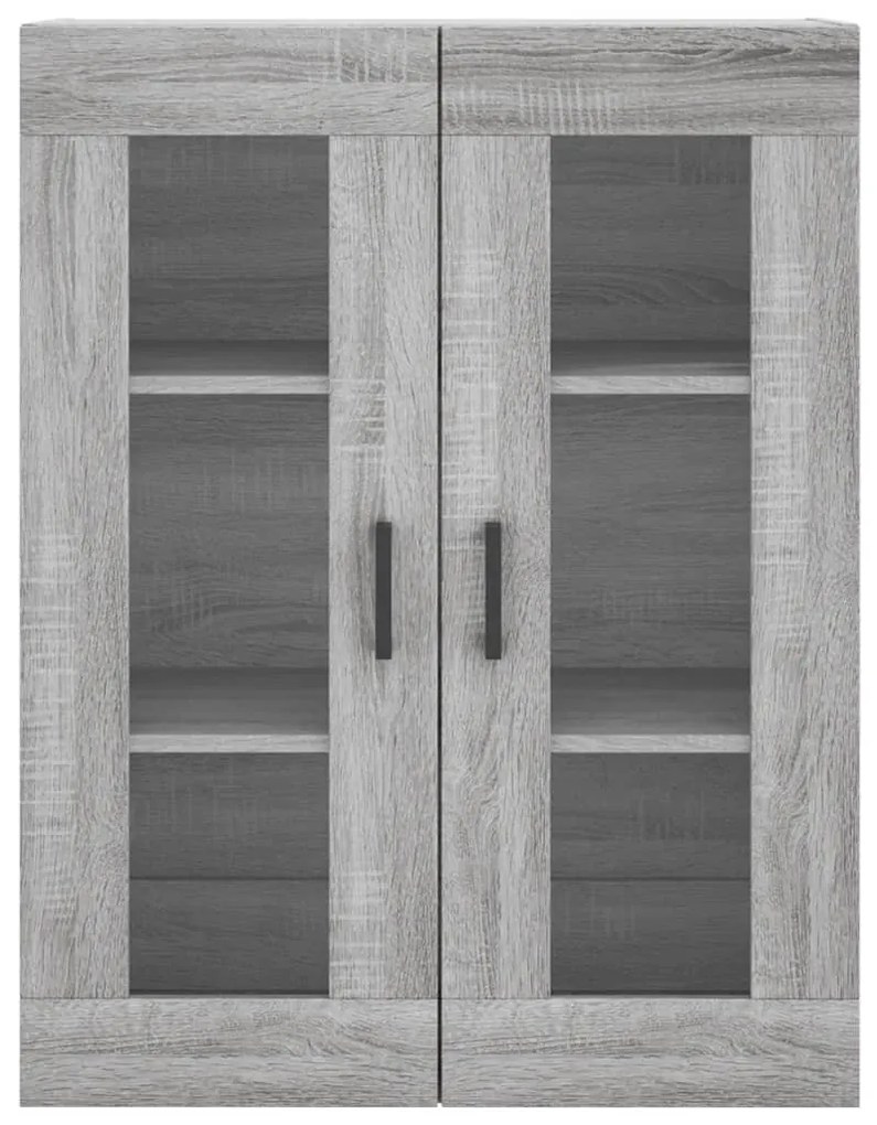 Armário alto 69,5x34x180 cm derivados de madeira sonoma cinza