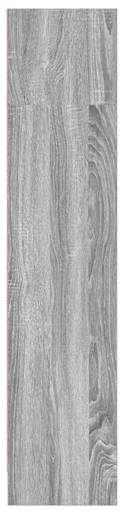 Estante 80x24x109 cm derivados de madeira cinzento sonoma