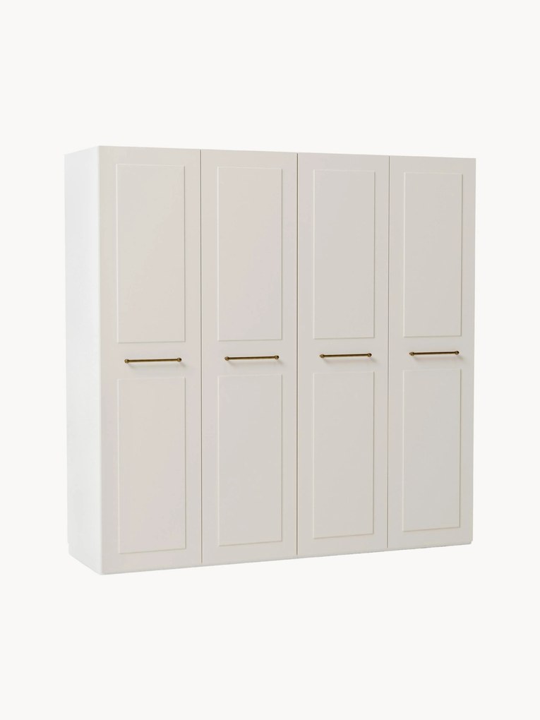 Roupeiro modular com portas articuladas Charlotte, L 200 cm, vários tamanhos