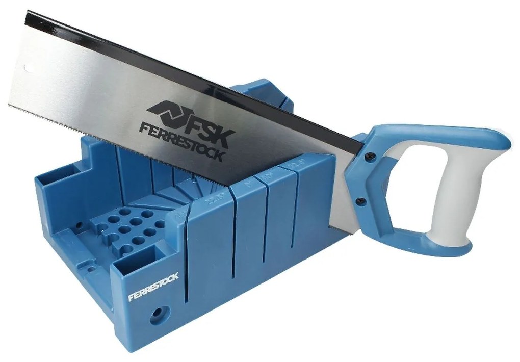 Serra combinada com caixa de malhetes Ferrestock Azul