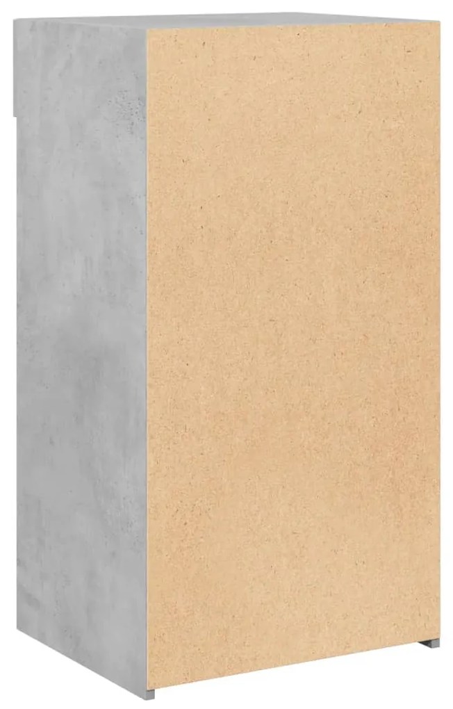 Aparador 50x42,5x93 cm derivados de madeira cinzento cimento