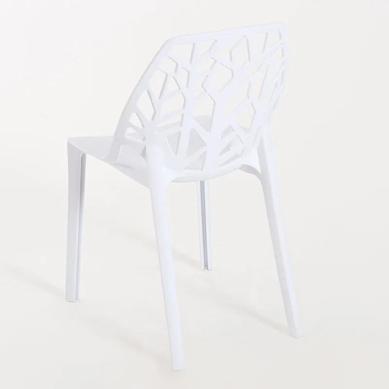 Pack 6 Cadeiras Hissar Polipropileno - Branco