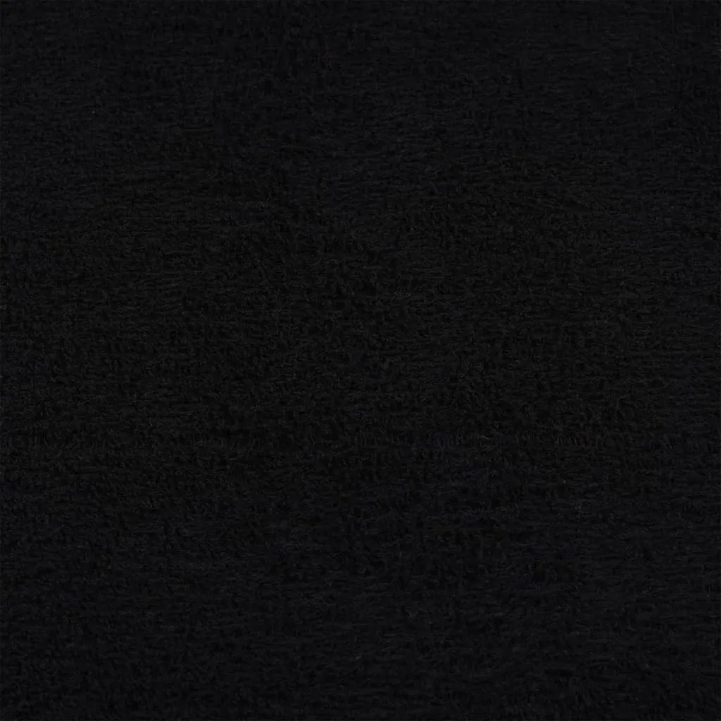 Toalhas de sauna 10 pcs 80x200 cm 360 gsm 100% algodão preto