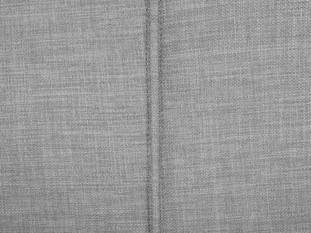 Cama de casal em tecido cinzento 140 x 200 cm NANTES Beliani