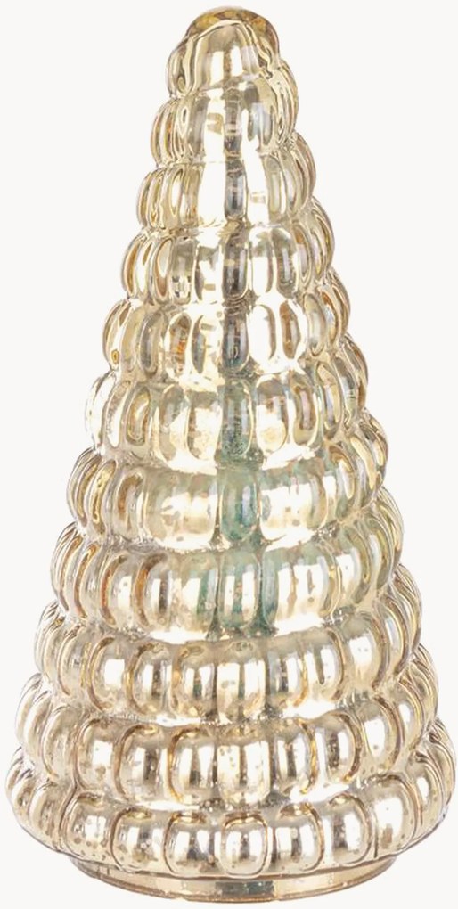 Ornamentos de Natal em vidro Glimmer, conjunto de 2