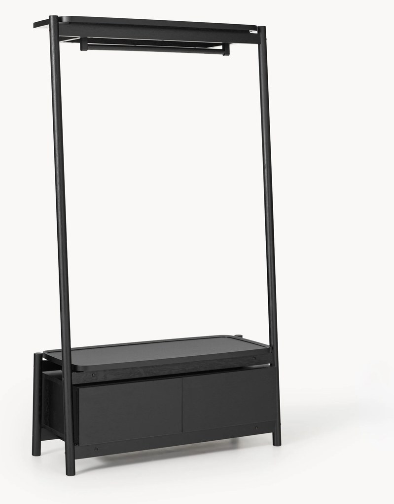 Bengaleiro de parede de madeira Libby