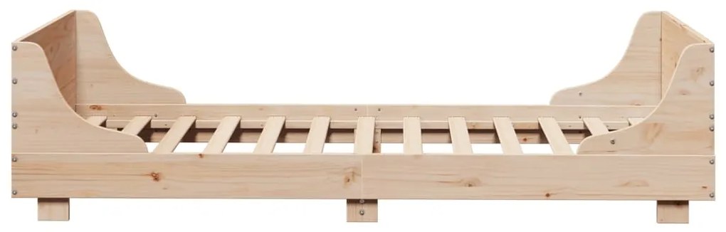 Cama sem colchão 90x190 cm madeira de pinho maciça