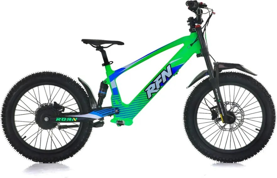 Bicicleta elétrica infantil sem pedais 750W 20" 36V 7.5Ah RXF EVO-RACING Verde