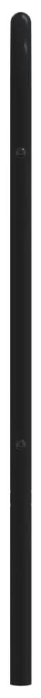 Cabeceira de cama 120 cm metal preto