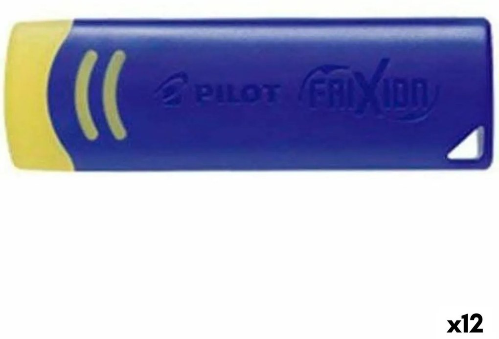 Borracha Pilot Frixion Azul (12 Unidades)