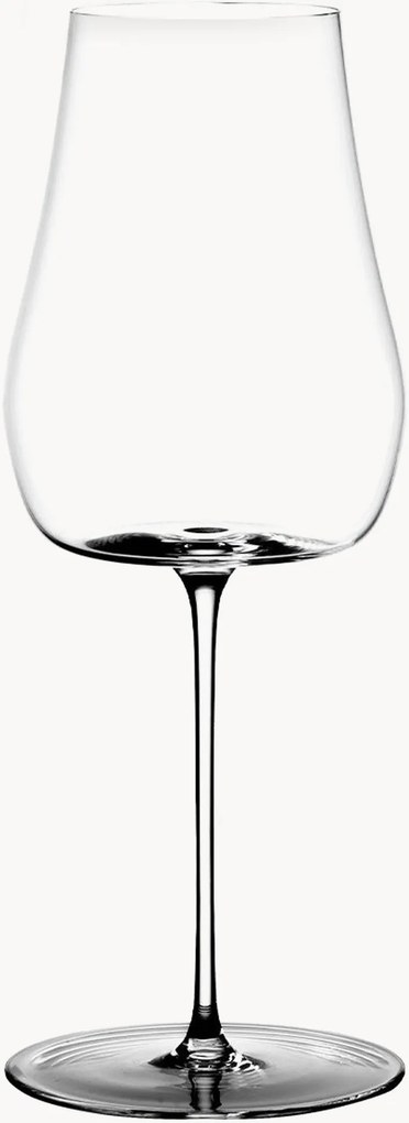 Copos de vinho branco em cristal Green Wave, conjunto de 2