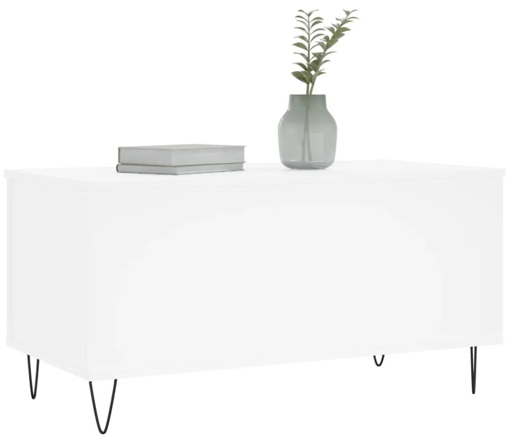 Mesa de centro 90x44,5x45 cm derivados de madeira branco