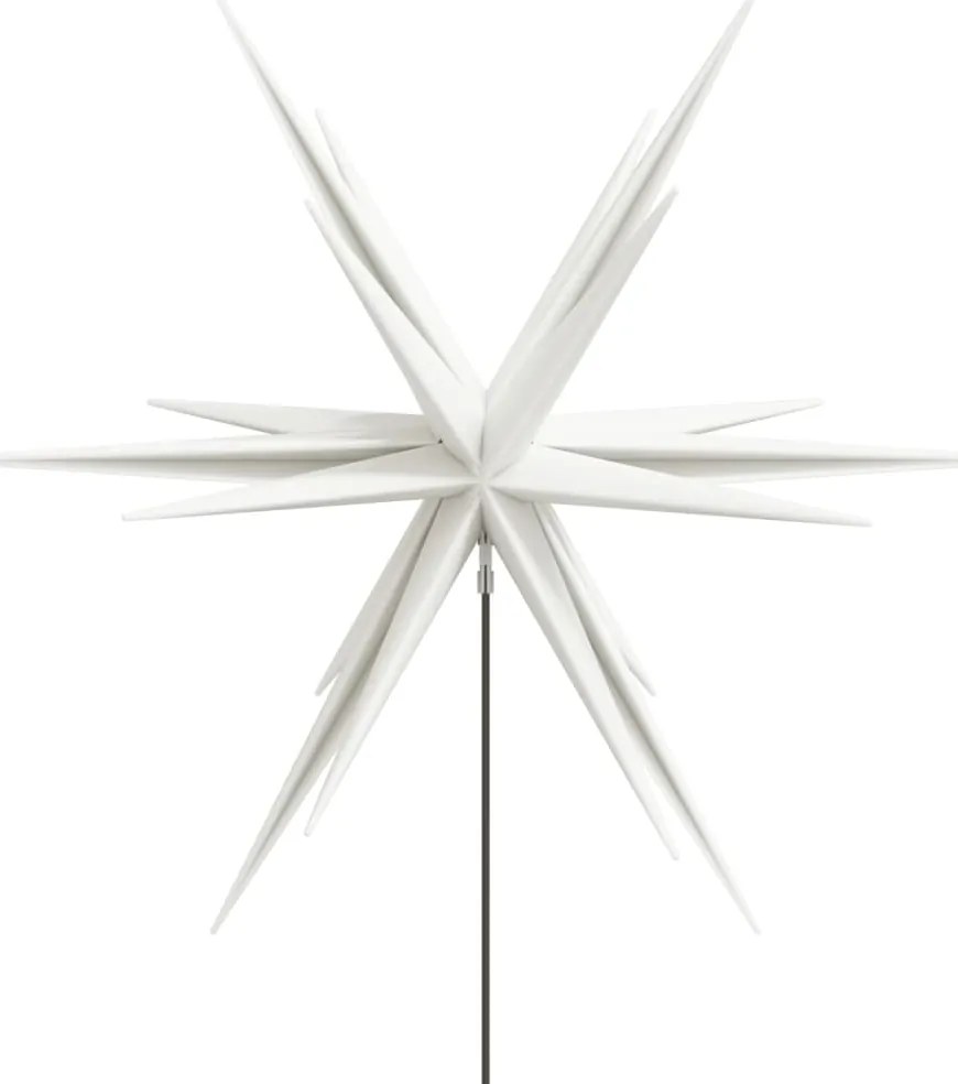 Luz de Natal com estaca LED dobrável 57 cm branco