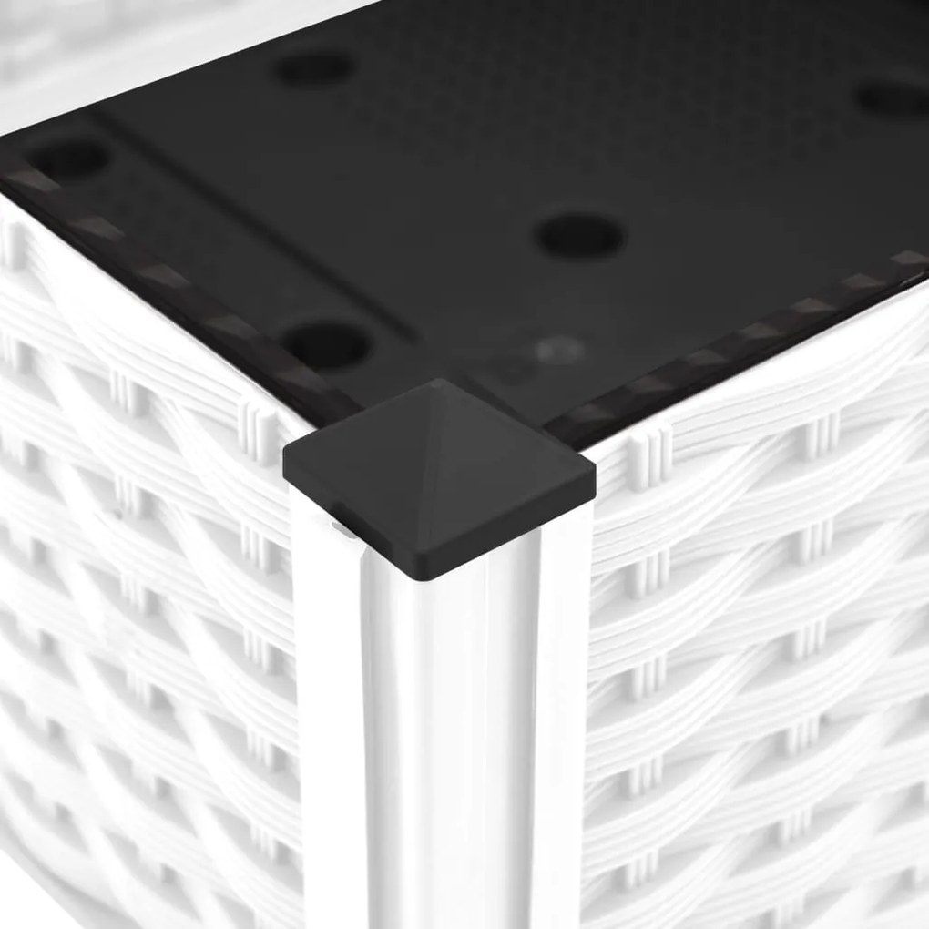 Canteiro elevado 80x40x23 cm polipropileno