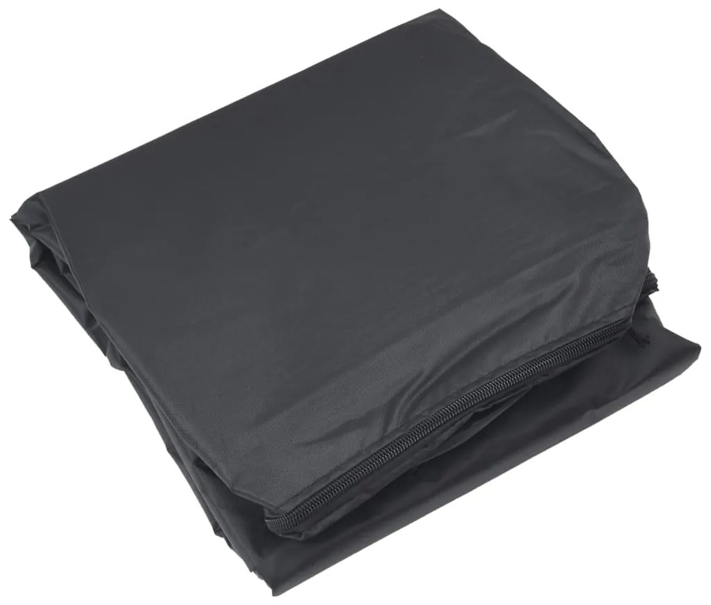 Capa p/ aquecedor forma pirâmide 58x58x228 cm oxford 420D preto