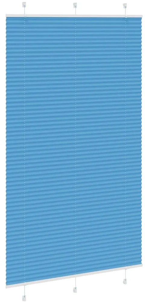 Plissado Cego Azul 120x200 cm Largura Tecido 119,4 cm Poliéster