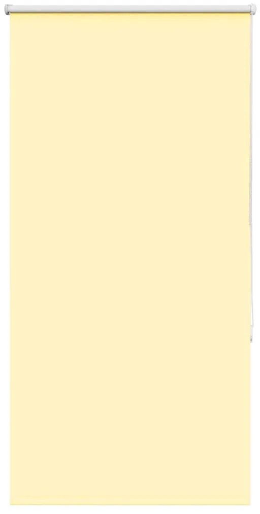 vidaXL Persiana de enrolar 65x130 cm largura tecido 60,7 cm poliéster