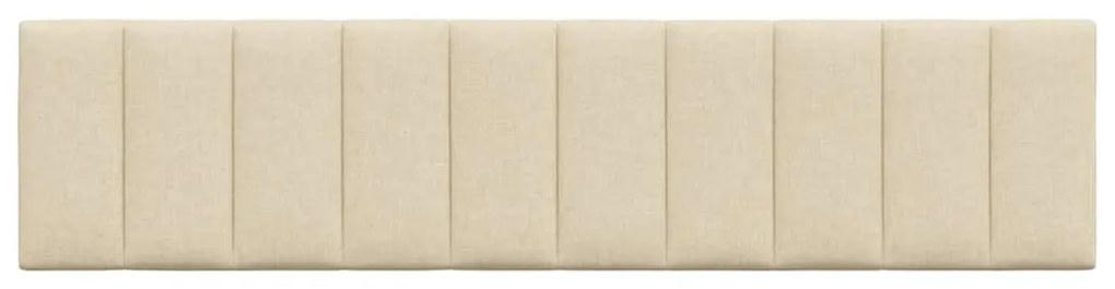 Almofadão de cabeceira 200 cm tecido creme
