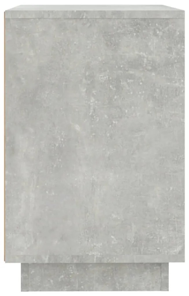 Aparador 102x35x60 cm derivados de madeira cinzento cimento