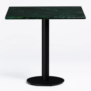 Mesa De Bar Quadrada Em Mármore Rocher Mármore Verde & ~60 Cm - Sklum