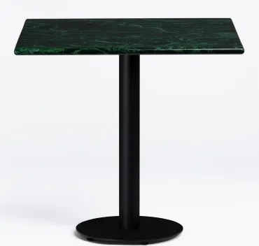 Mesa De Bar Quadrada Em Mármore Rocher Mármore Verde Big Flower & ~60 Cm - Sklum