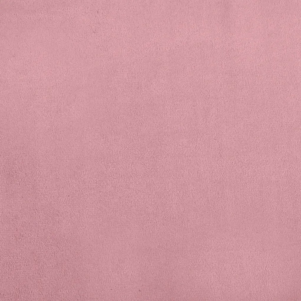 Cama para cães 70x45x30 cm veludo rosa