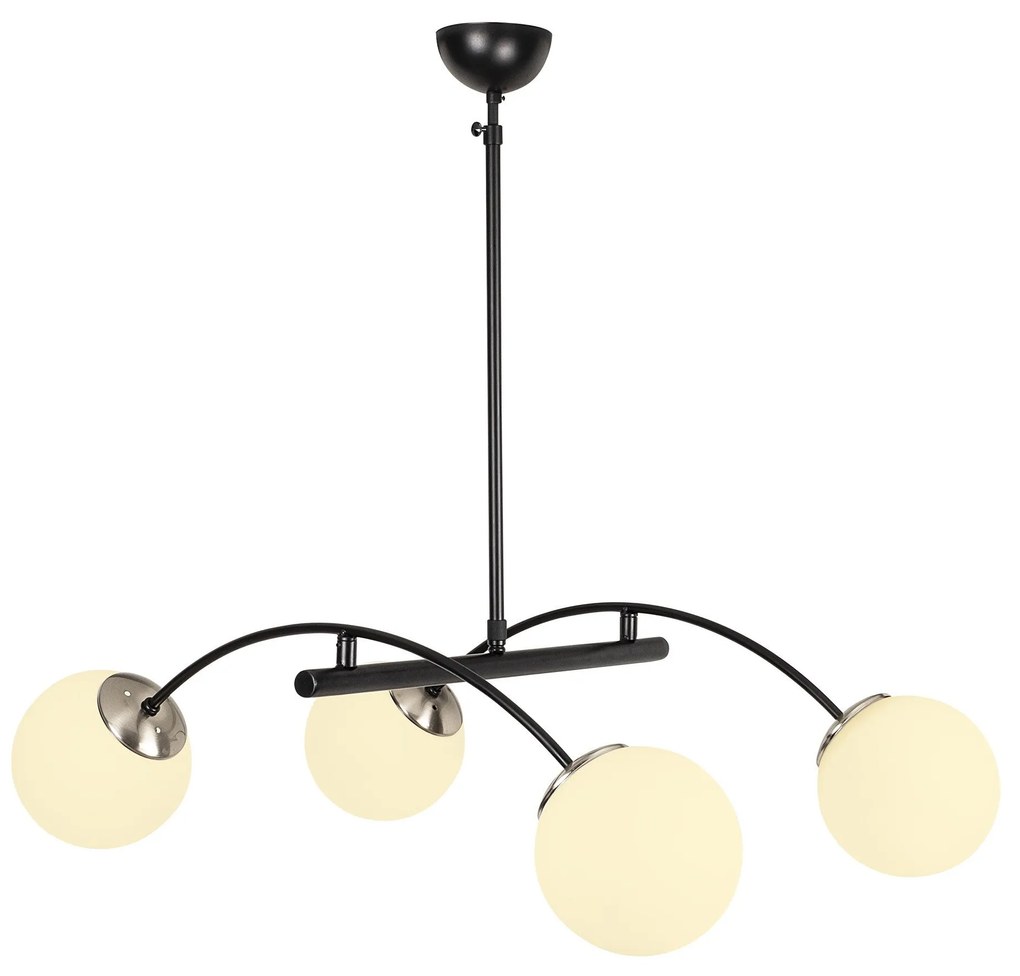 Chandelier Hilal – Preto e Branco – 85 x 80 cm