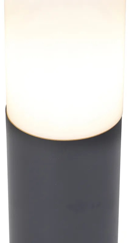 Candeeiro de poste cinzento antracite 45 cm IP44 - Rox Moderno