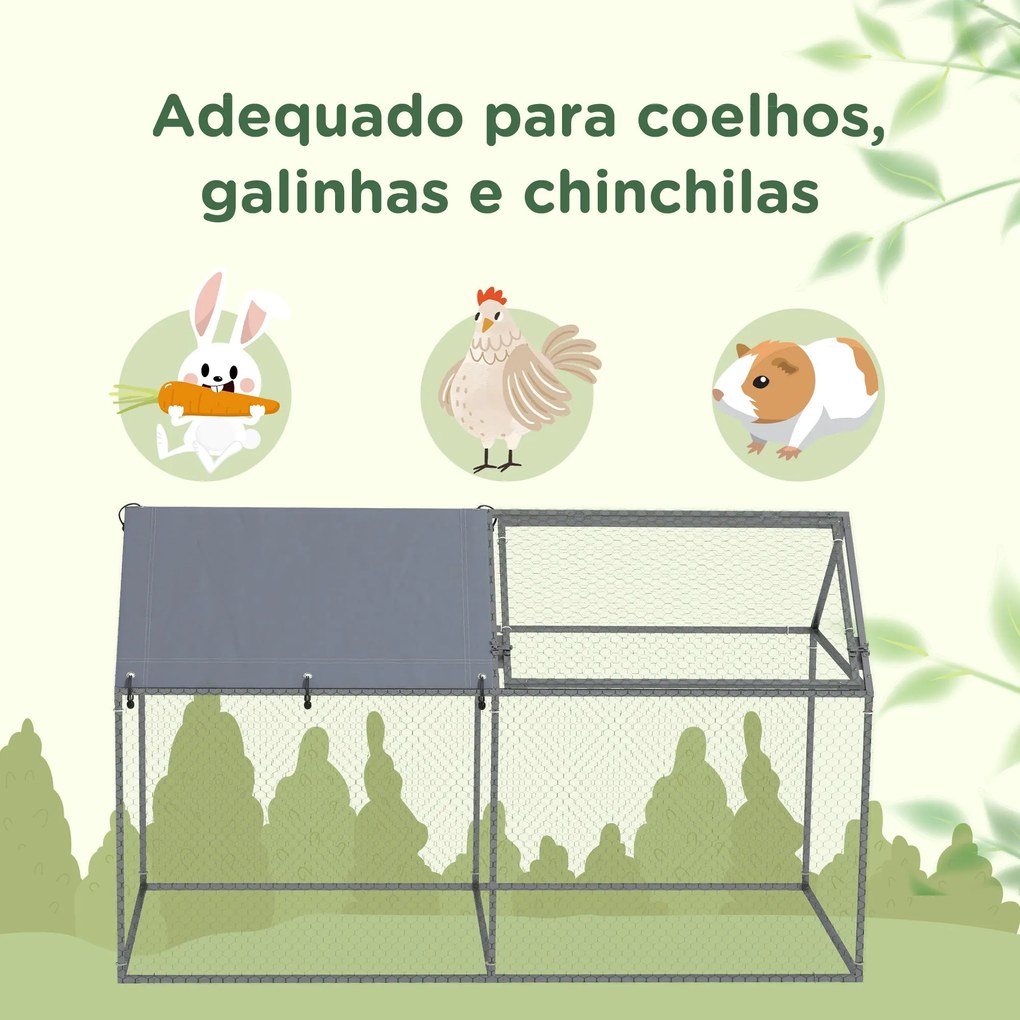 Gaiola para Pequenos Animais Parque para Animais de Estimação de Aço c