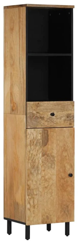 vidaXL Armário de casa de banho 38x33x160 cm mangueira maciça