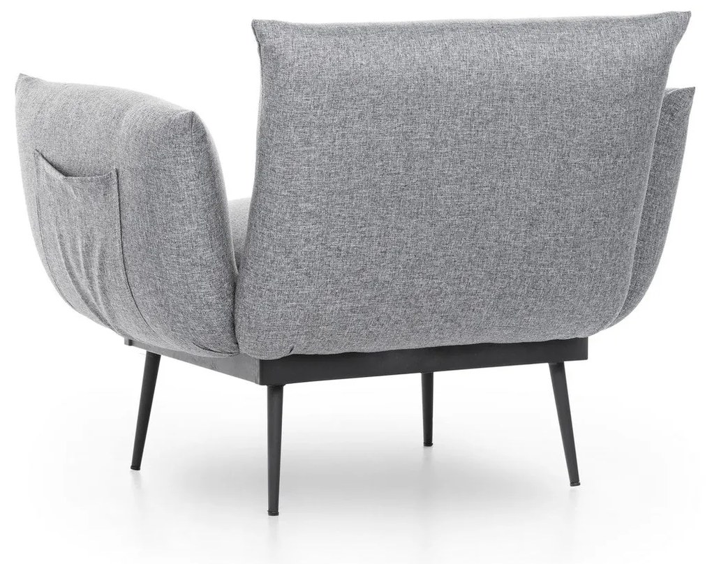 Conjunto de Mobiliário de Sala de Estar Milan – Nogueira/Preto – TV St