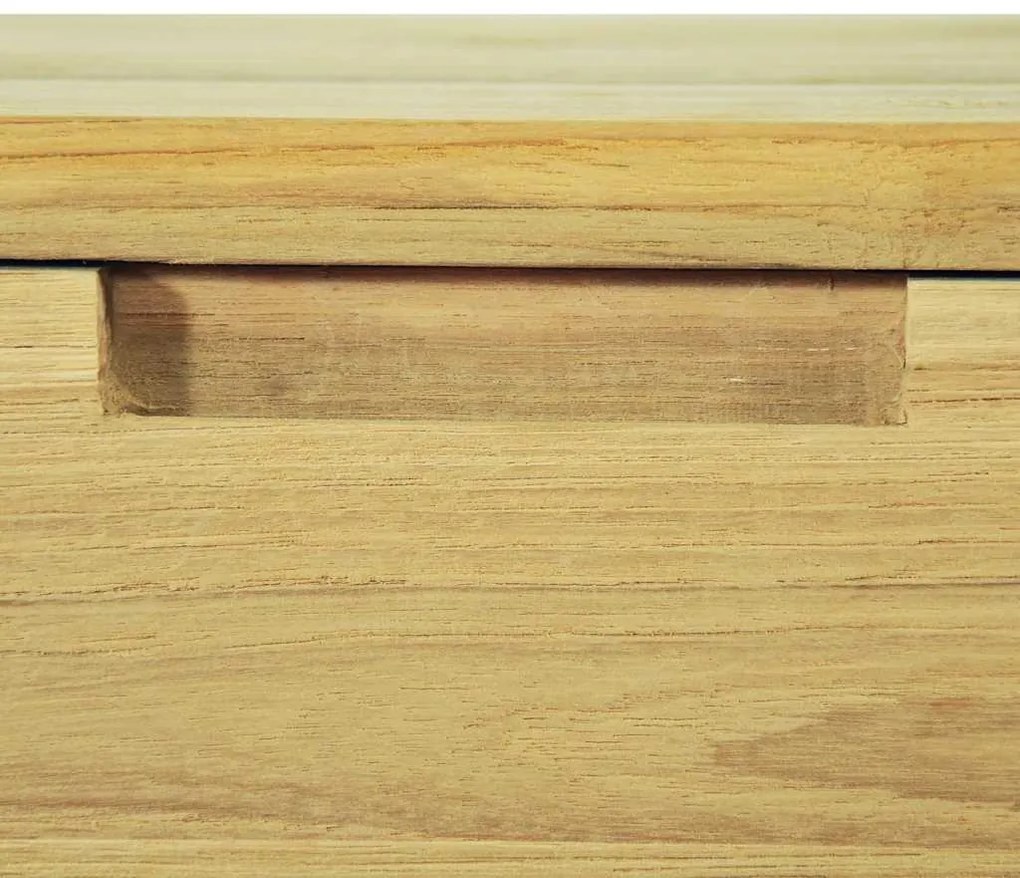 Mesa consola em teca maciça 120x35x76 cm