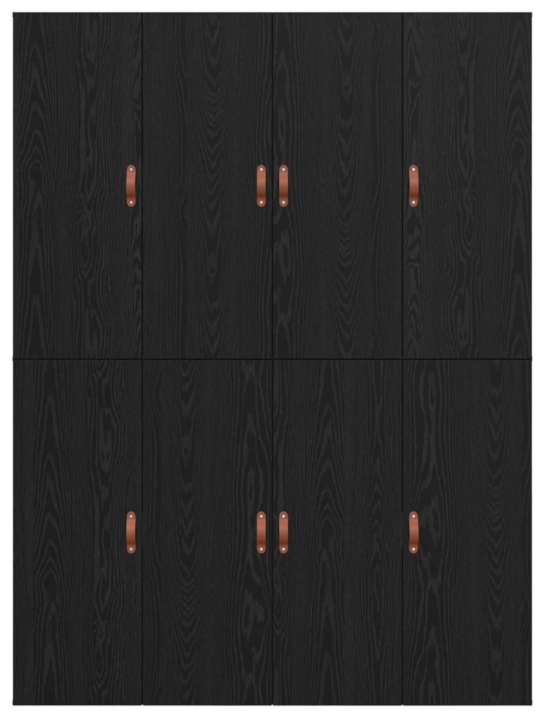 Cama com Arrumação vidaXL Madeira Preta 140x200 cm