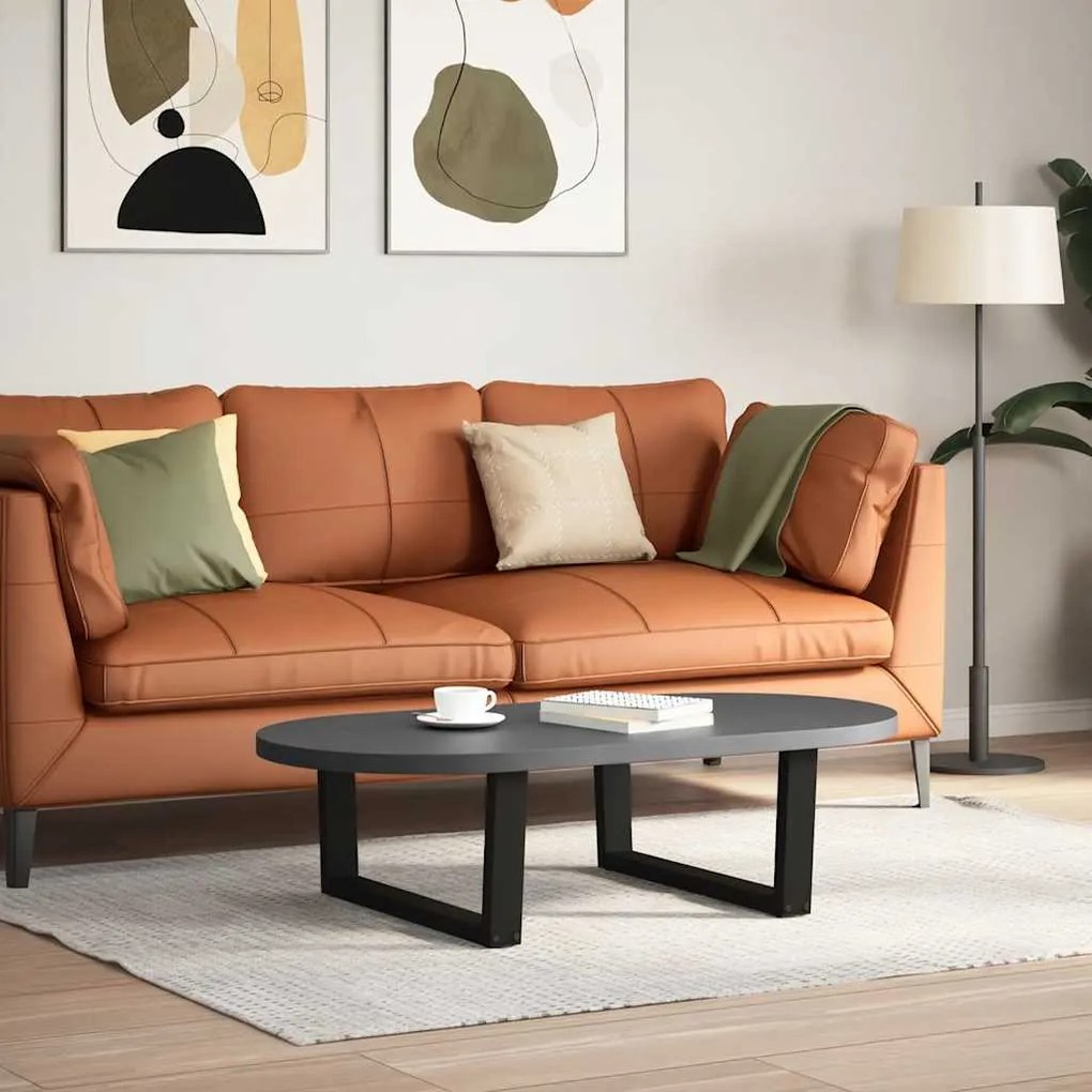 Pés para mesa de centro em V, 2 peças, preto, 70x(30-31,3) cm, aço