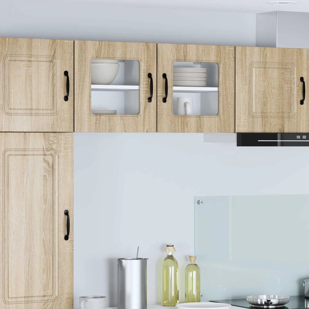 vidaXL Armário de Cozinha Kalmar 2 pcs Carvalho Sonoma 40 x 31 x 40 cm