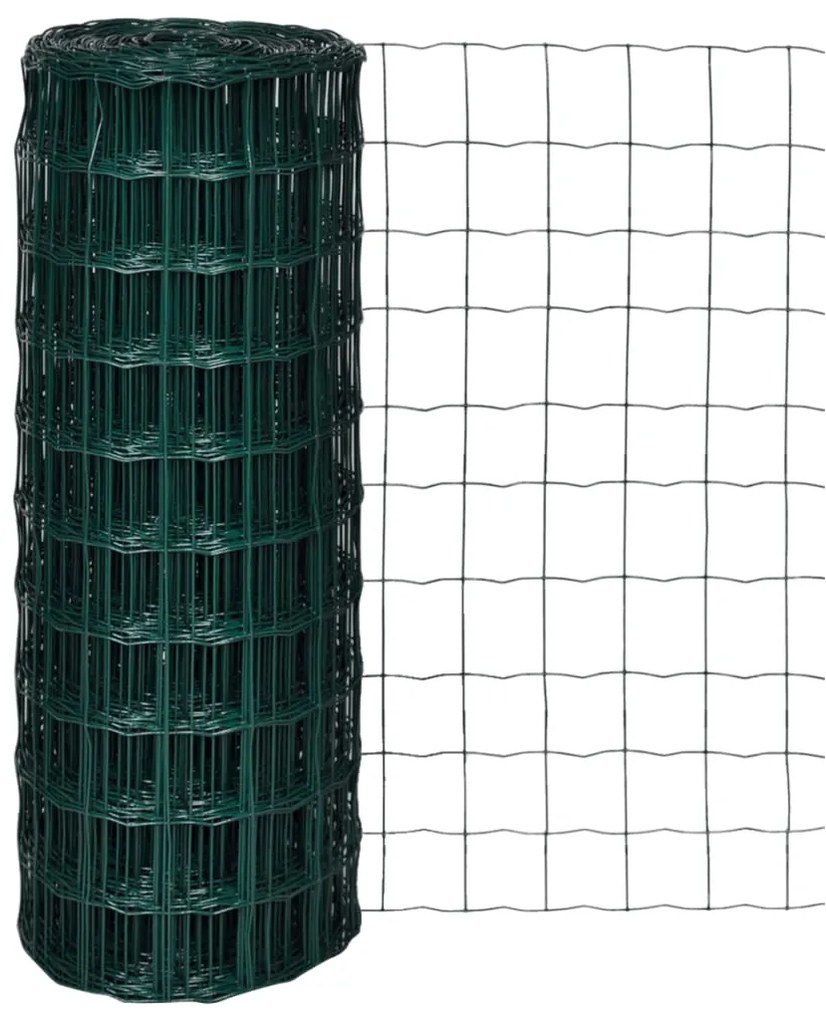 Cerca 10 x 1,0 m aço verde
