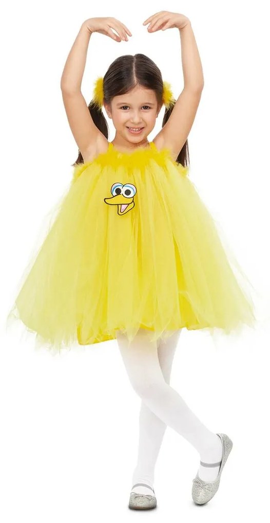 Fantasia para Bebés My Other Me Big Bird Sesame Street Amarelo (2 Peças) 5-6 Anos