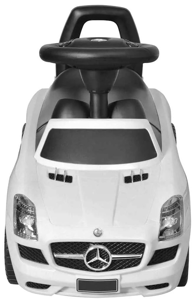 Carro para crianças a pedais branco