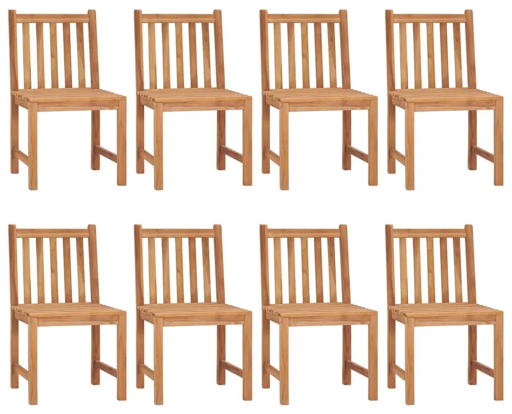 9 pcs conjunto de jantar para jardim madeira de teca maciça