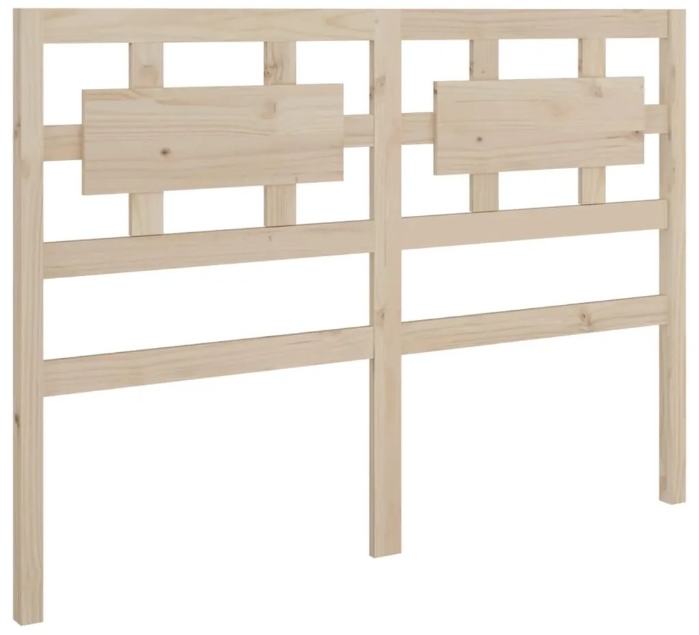 Estrutura de cama casal 135x190 cm madeira maciça