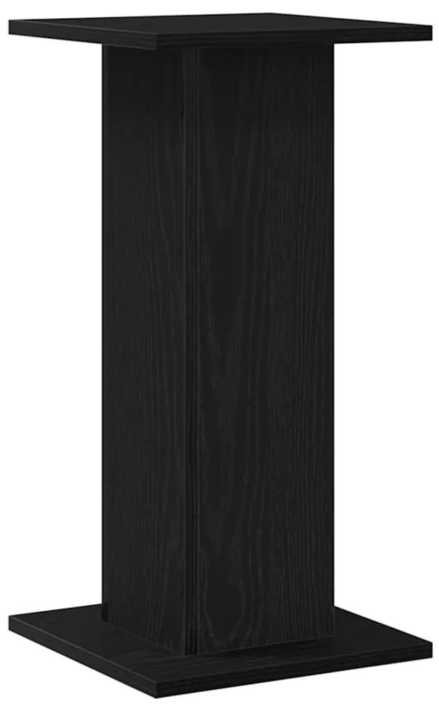 Suportes pra alto-falantes - 2 pcs, Carvalho Preto, 30 x 30 x 60 cm, M