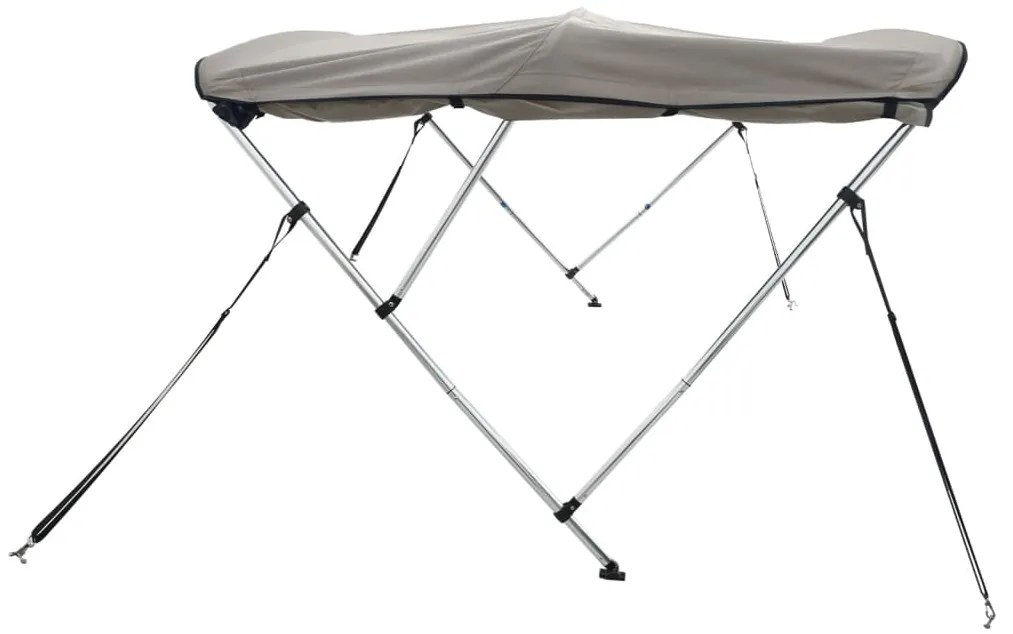 Toldo de 3 arcos Bimini c/ paredes laterais 183x(137-152)x137cm