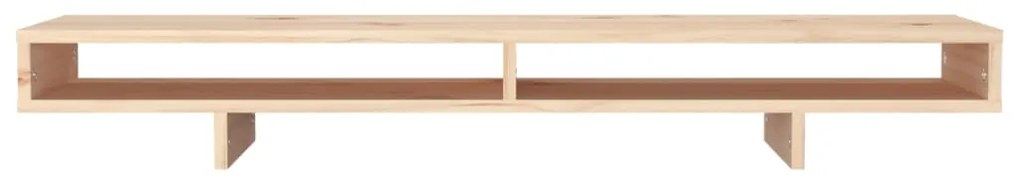 Suporte para monitor 100x27x14 cm madeira de pinho maciça