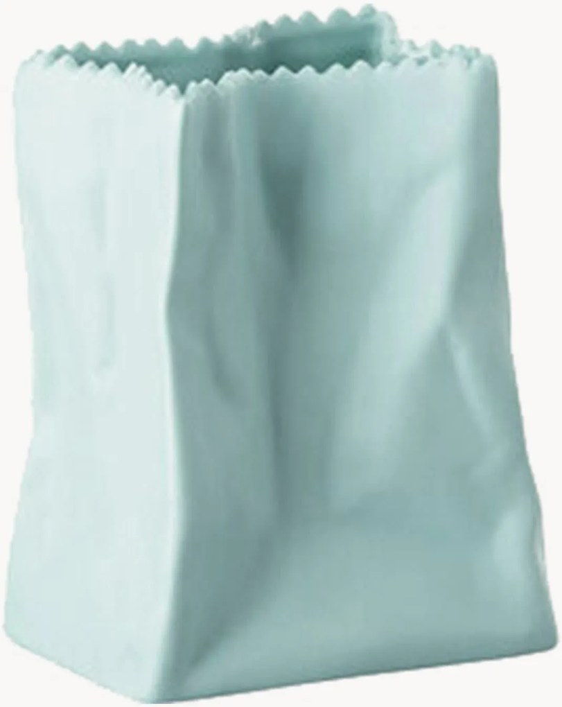 Jarra de porcelana mini Bag Mint, Alt 9 cm