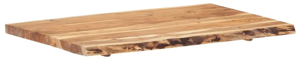 Tampo de mesa 100x(50-60)x3,8 cm madeira de acácia maciça