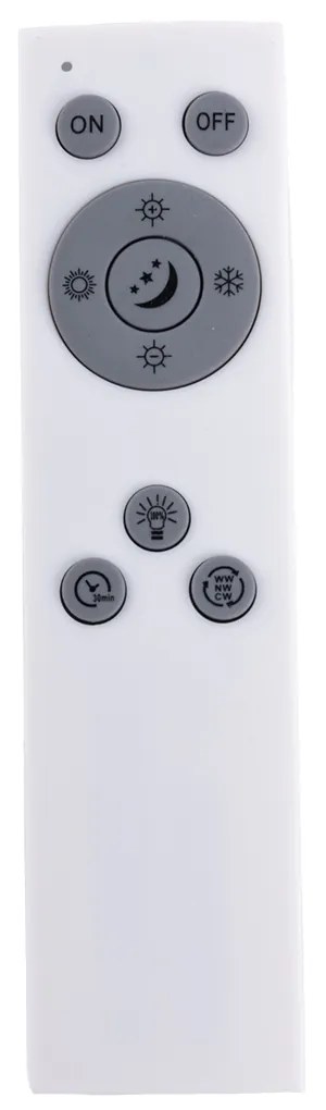 Painel LED inteligente branco 100 cm com LED Dim to Warm - Tatum Moderno