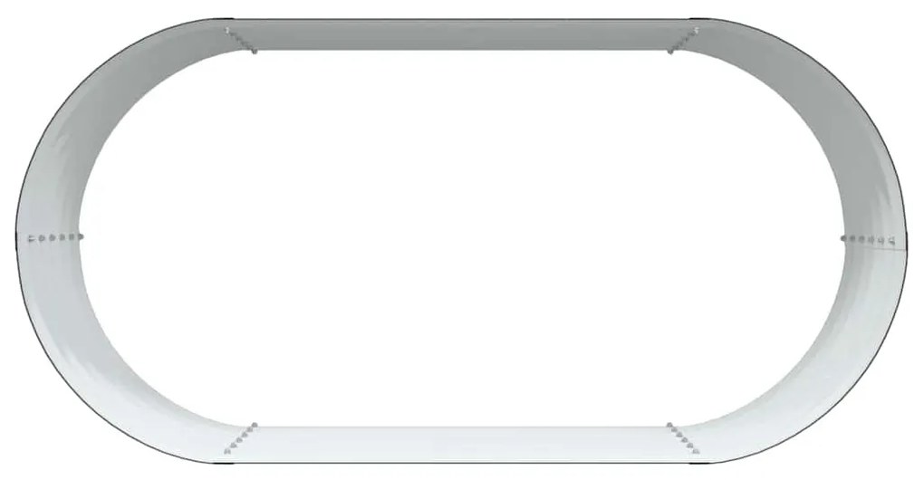 Canteiro Elevado de Jardim Marrom vidaXL 160x80x44 cm Aço Galvanizado