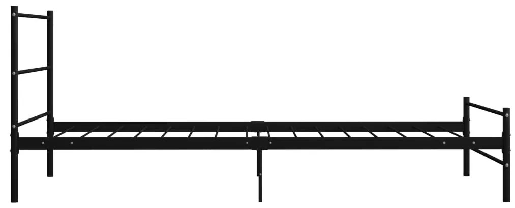 Estrutura de cama 90x200 cm metal preto
