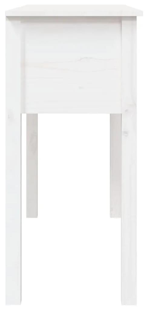 Consola de Entrada Finn - 100 x 35 x 75 cm - Cor Branco - Madeira de P