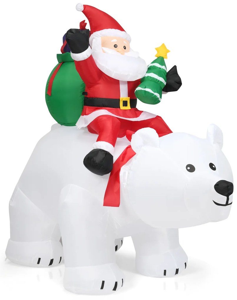 Árvore de Natal artificial com luzes LED 135cm